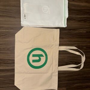 Kong Swear Everyday Tote Bag - Natural Canvas New York Graphic Print